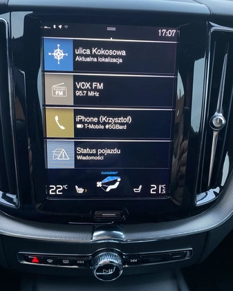 Volvo XC 60 cena 133500 przebieg: 143445, rok produkcji 2020 z Szczecin małe 742